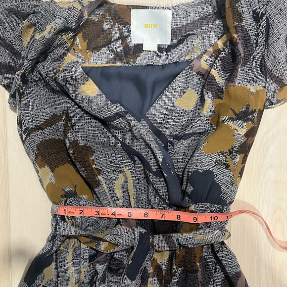 Silk Maeve x Anthropologie Bronwen faux wrap midi dress: - Picture 5 of 6